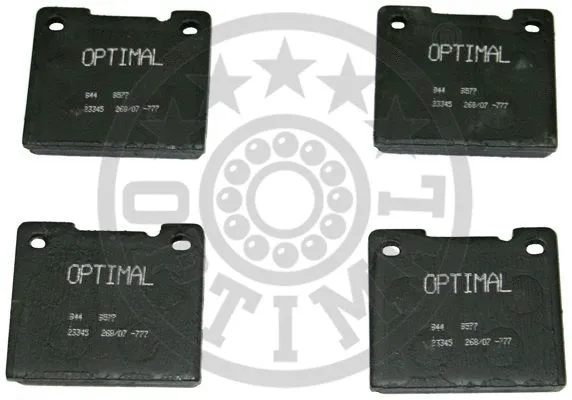 Brake Pad Set, disc brake (9577)