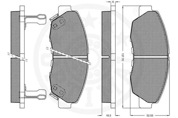 Brake Pad Set, disc brake