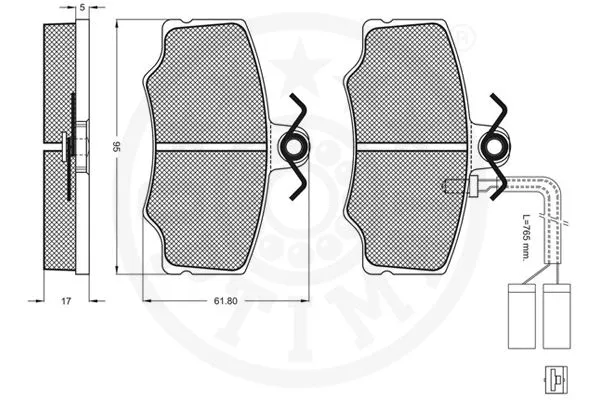 Brake Pad Set, disc brake