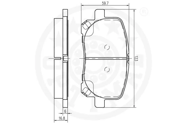 Brake Pad Set, disc brake