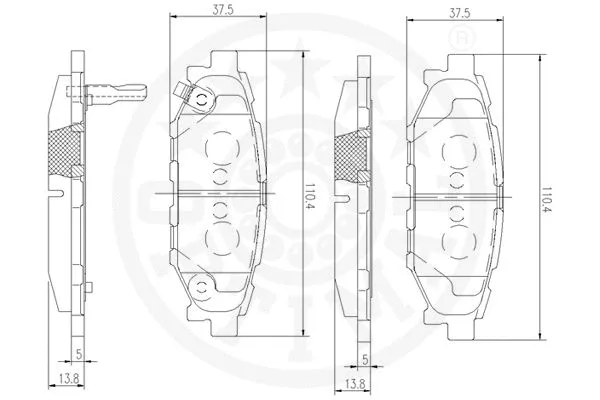 Brake Pad Set, disc brake