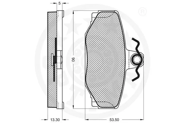 Brake Pad Set, disc brake