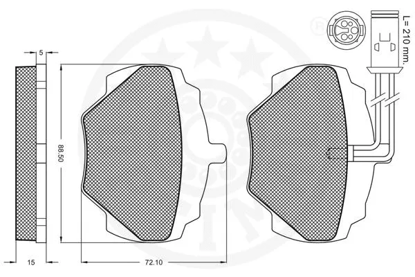Brake Pad Set, disc brake