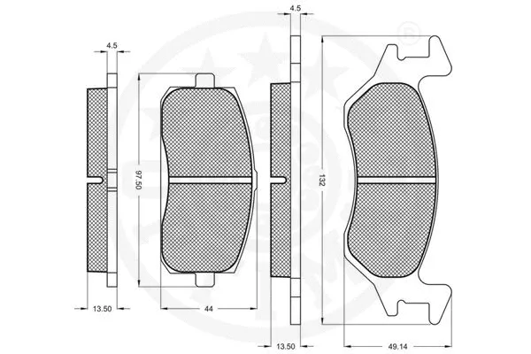 Brake Pad Set, disc brake