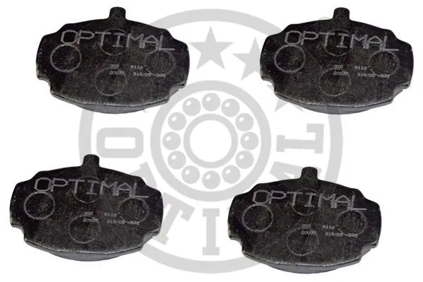 Brake Pad Set, disc brake (6112)