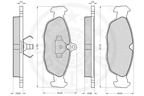 Brake Pad Set, disc brake