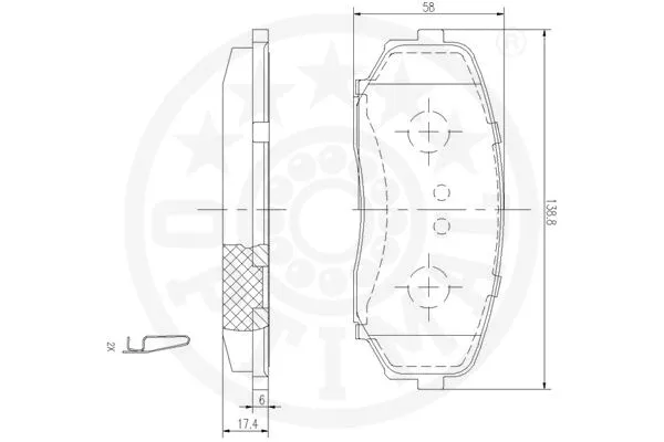 Brake Pad Set, disc brake