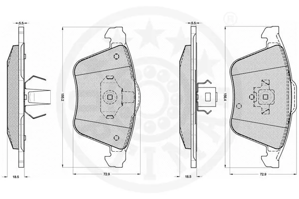 Brake Pad Set, disc brake