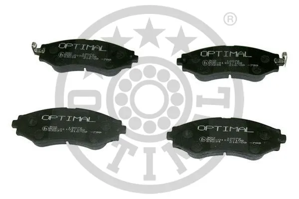 Brake Pad Set, disc brake (BP-12072)