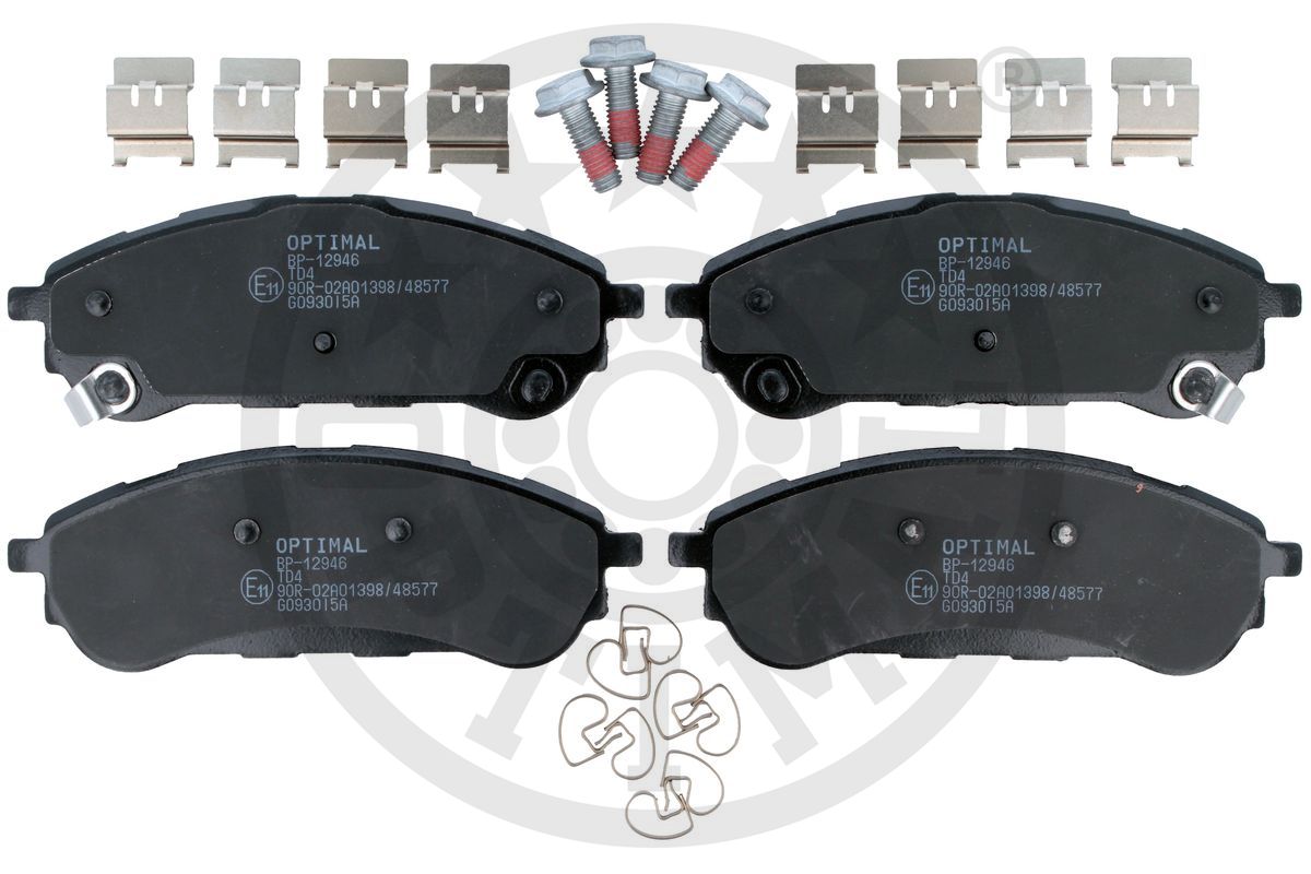 Brake Pad Set, disc brake (BP-12946)