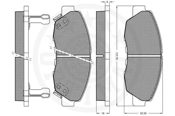 Brake Pad Set, disc brake
