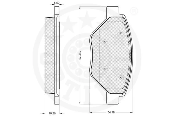 Brake Pad Set, disc brake