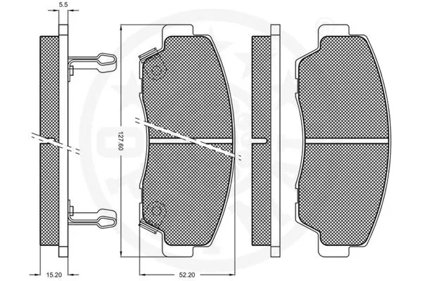 Brake Pad Set, disc brake
