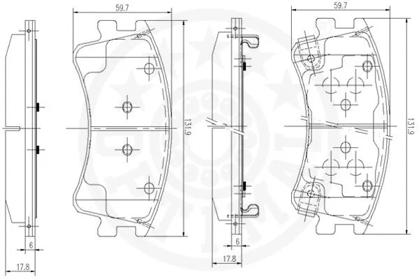 Brake Pad Set, disc brake
