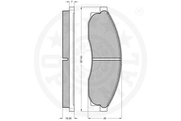 Brake Pad Set, disc brake