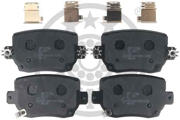 Brake Pad Set, disc brake (BP-12811)