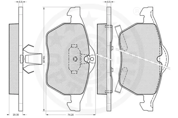 Brake Pad Set, disc brake