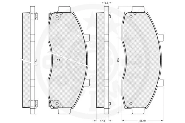 Brake Pad Set, disc brake