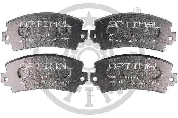 Brake Pad Set, disc brake (BP-91422)