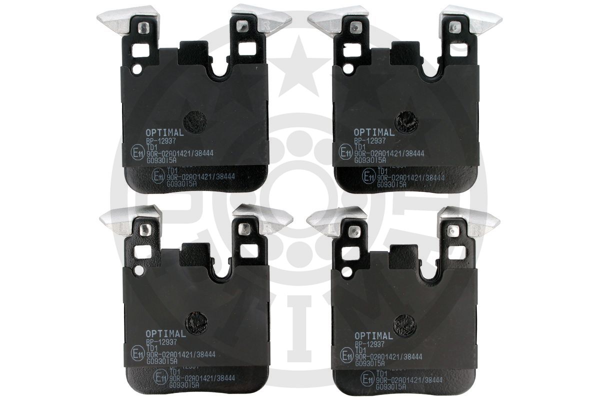 Brake Pad Set, disc brake (BP-12937)