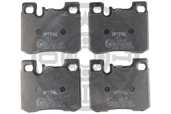 Brake Pad Set, disc brake (9876)