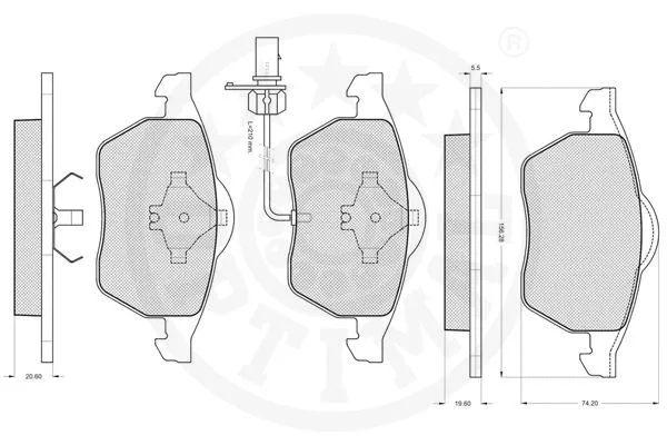 Brake Pad Set, disc brake