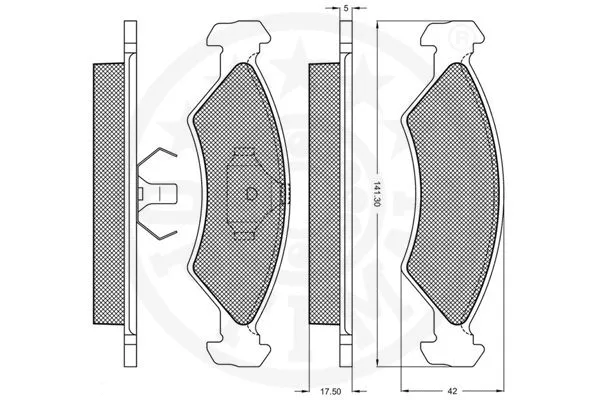 Brake Pad Set, disc brake