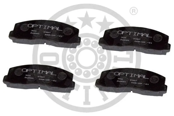 Brake Pad Set, disc brake (9387)