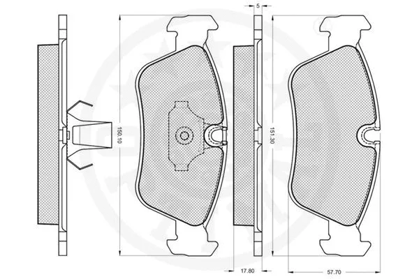 Brake Pad Set, disc brake