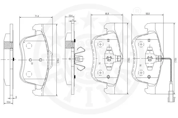 Brake Pad Set, disc brake