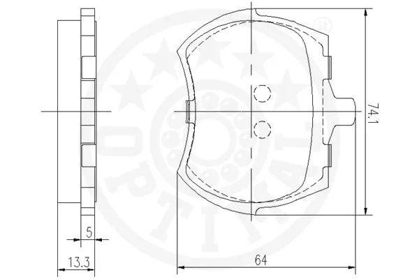 Brake Pad Set, disc brake