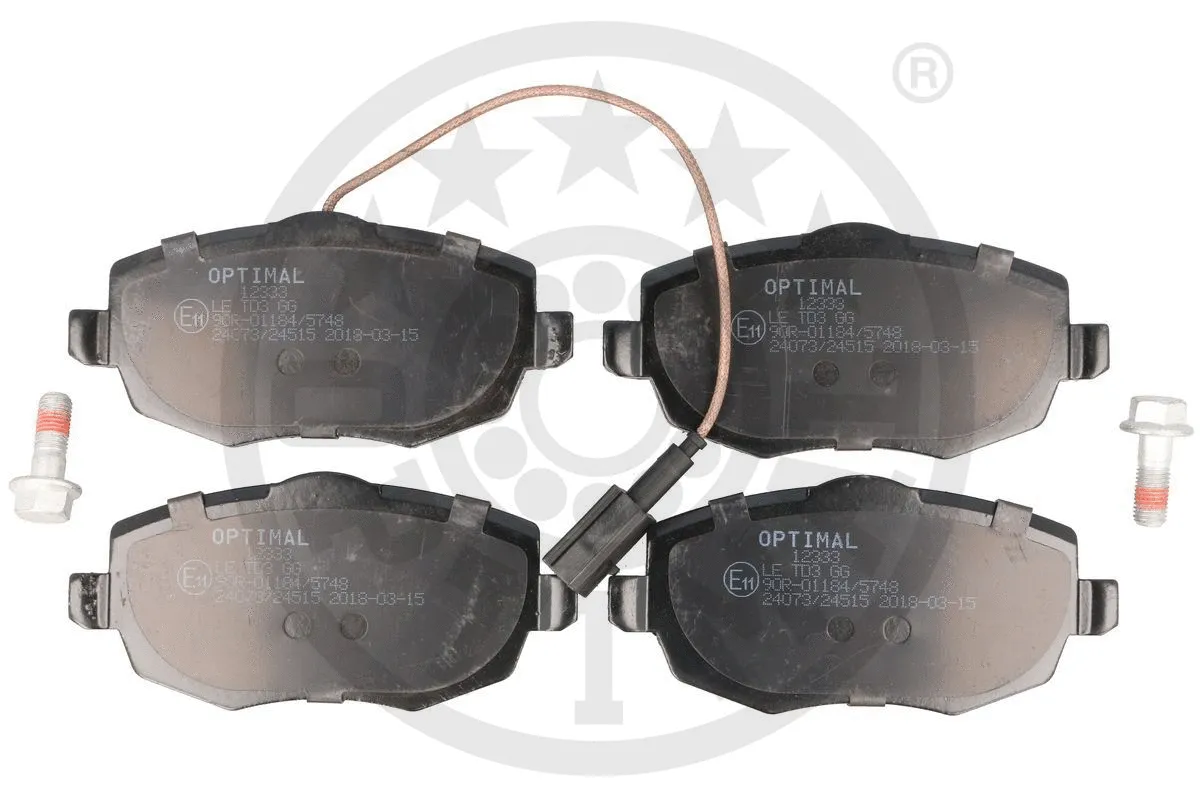 Brake Pad Set, disc brake (BP-12333S)