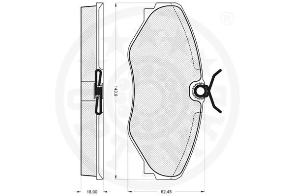 Brake Pad Set, disc brake