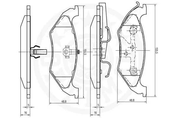 Brake Pad Set, disc brake
