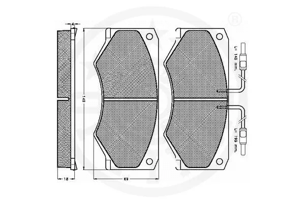 Brake Pad Set, disc brake