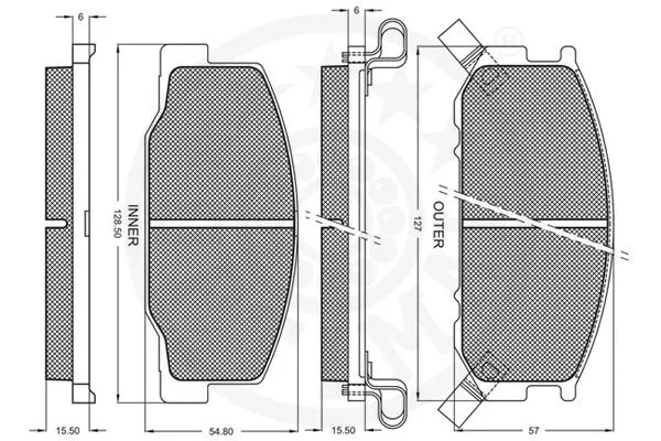 Brake Pad Set, disc brake
