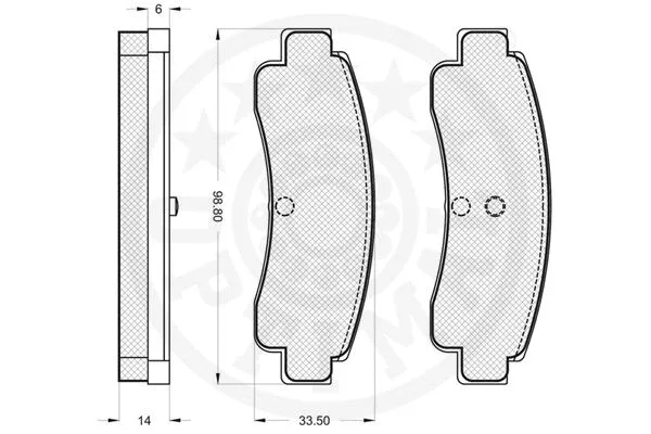 Brake Pad Set, disc brake