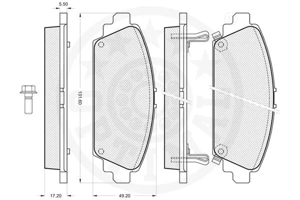 Brake Pad Set, disc brake