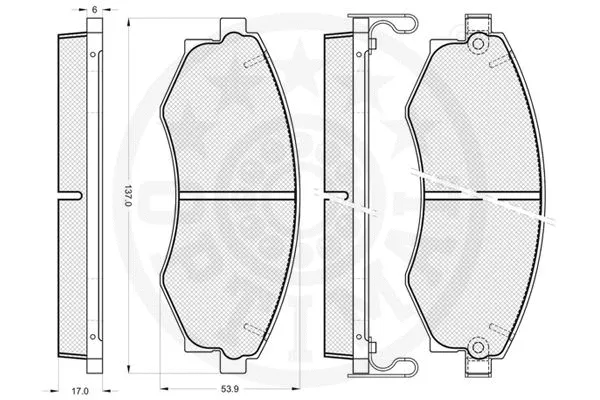 Brake Pad Set, disc brake