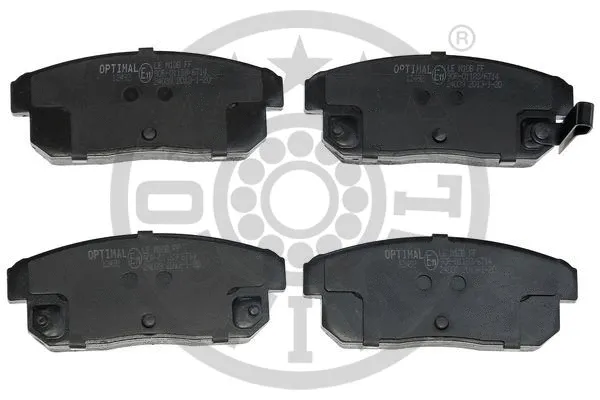 Brake Pad Set, disc brake (BP-12492)