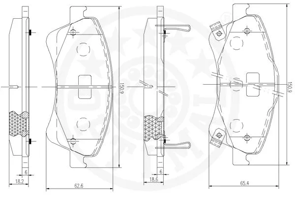 Brake Pad Set, disc brake
