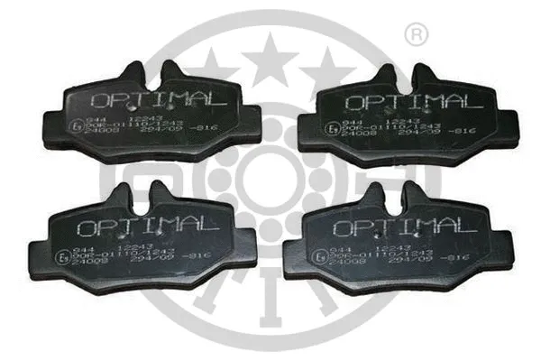 Brake Pad Set, disc brake (BP-12243)