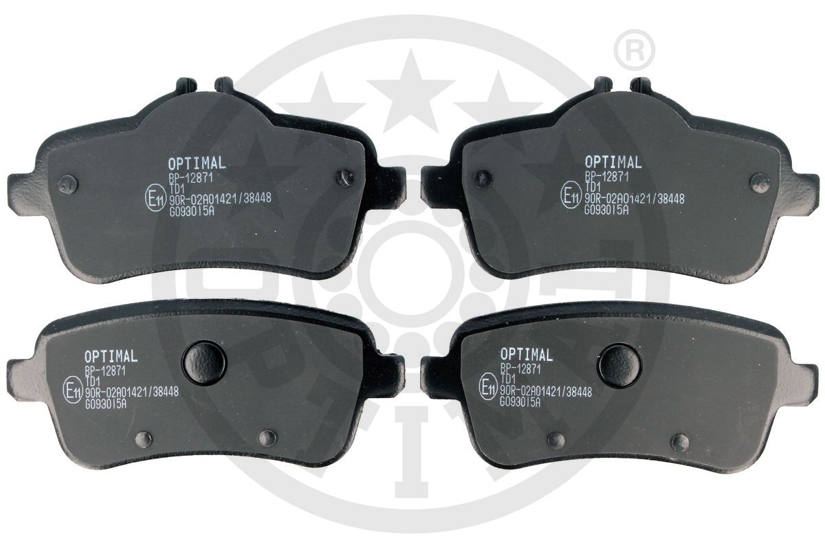 Brake Pad Set, disc brake (BP-12871)