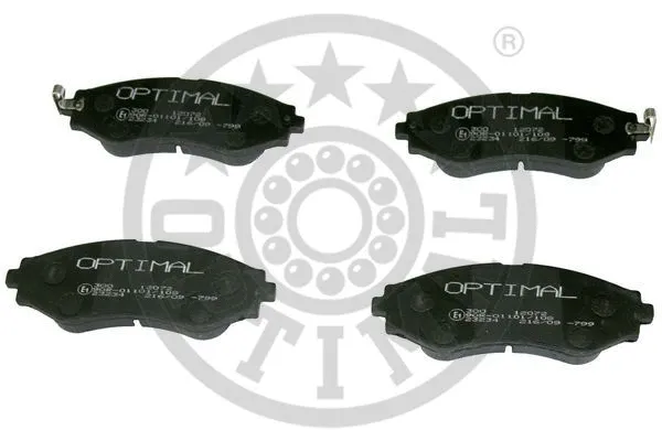 Brake Pad Set, disc brake (12072)