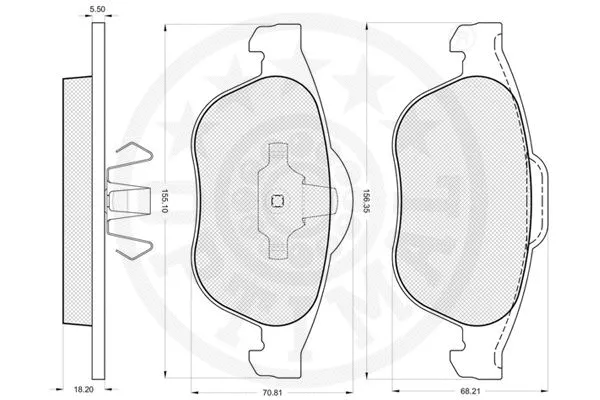 Brake Pad Set, disc brake