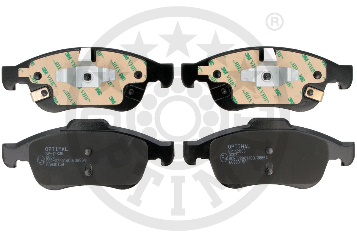 Brake Pad Set, disc brake (BP-12836)