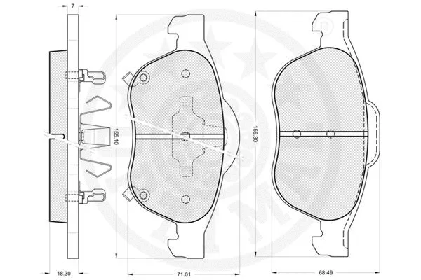 Brake Pad Set, disc brake
