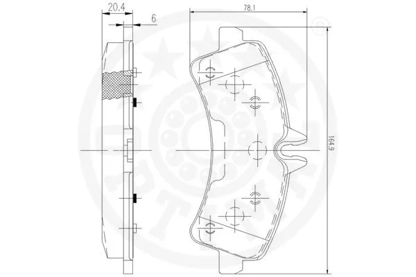 Brake Pad Set, disc brake