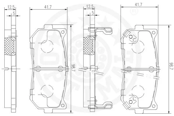 Brake Pad Set, disc brake