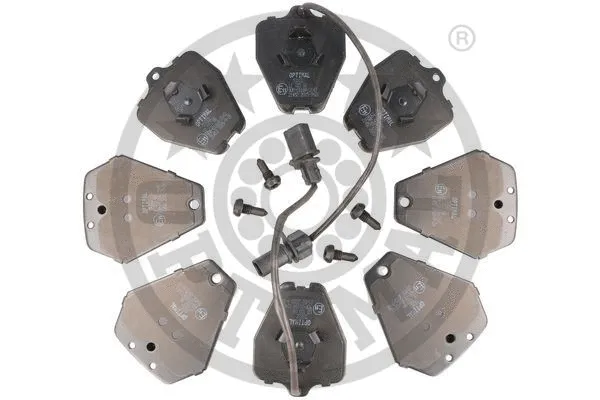 Brake Pad Set, disc brake (50822)